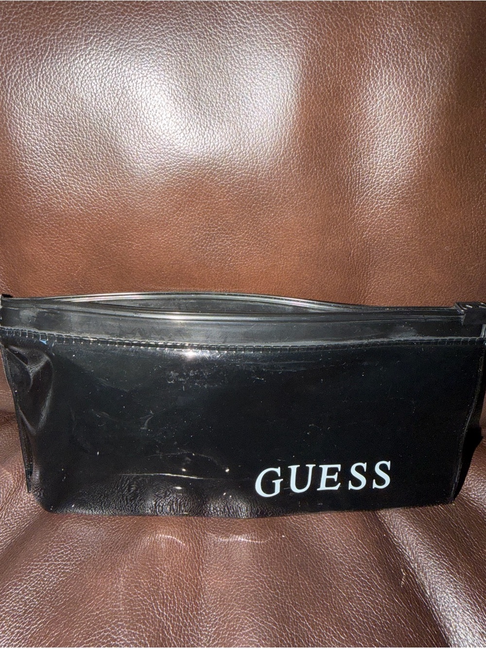 GUESS Unisex Watch w/Stainless Steel Links & Black Travel Pouch Retail $105 NWT - Picture 6 of 6